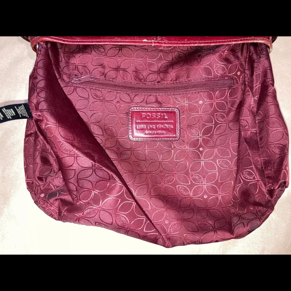 Red Leather Top-Handle Women's Bag
